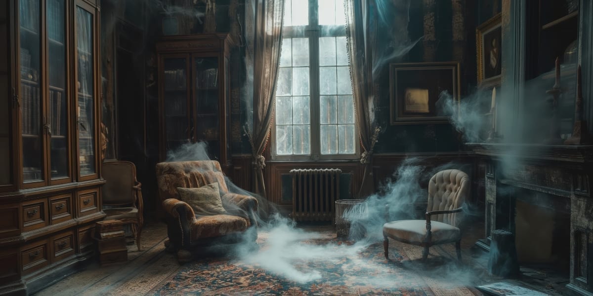 Grup de prieteni rezolvând indicii într-un escape room tematic, sub presiunea cronometrului