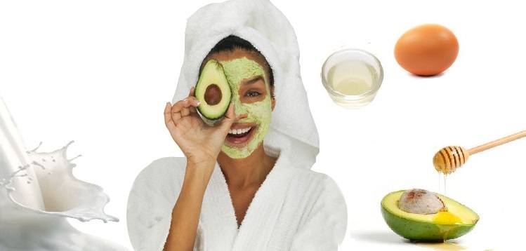 masac de fata cu avocado